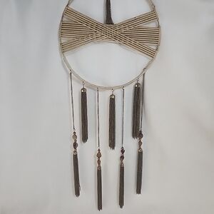 Dreamcatcher Wall Art Brass And Metal.  Heavy Statement Piece Decor Wall Decor